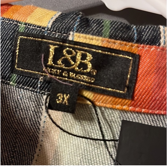 Southwestern Rustic Cowgirl Lucky & Blessed long Layering Tunic Shacket Plus 3 X - Picture 5 of 7